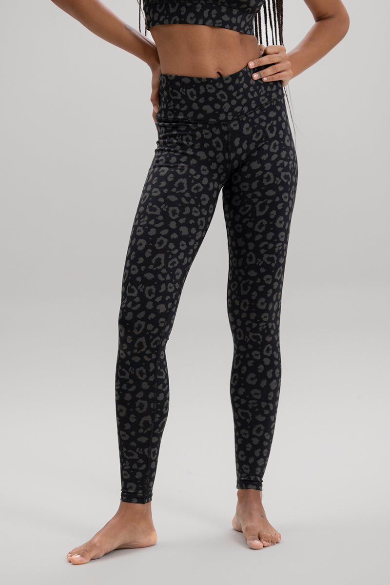 Cropped Leggings Leo Black