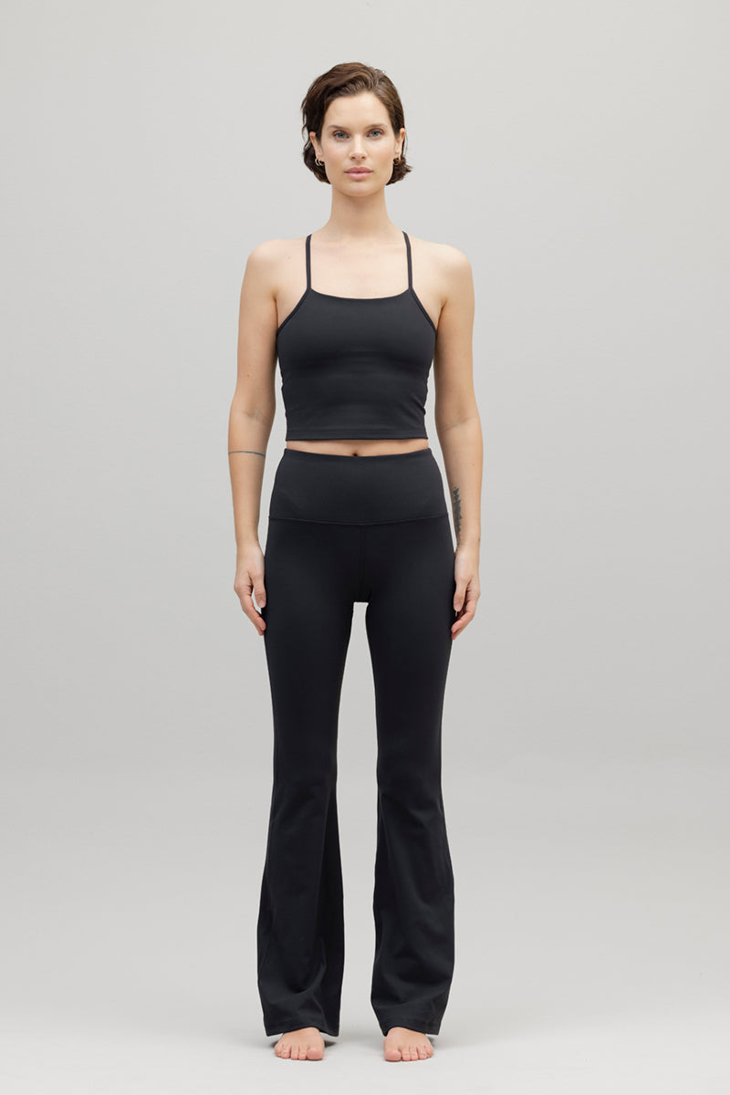 High-Waist Flared Leggings Always Dressed Black