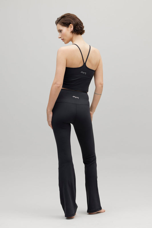 High-Waist Flared Leggings Always Dressed Black