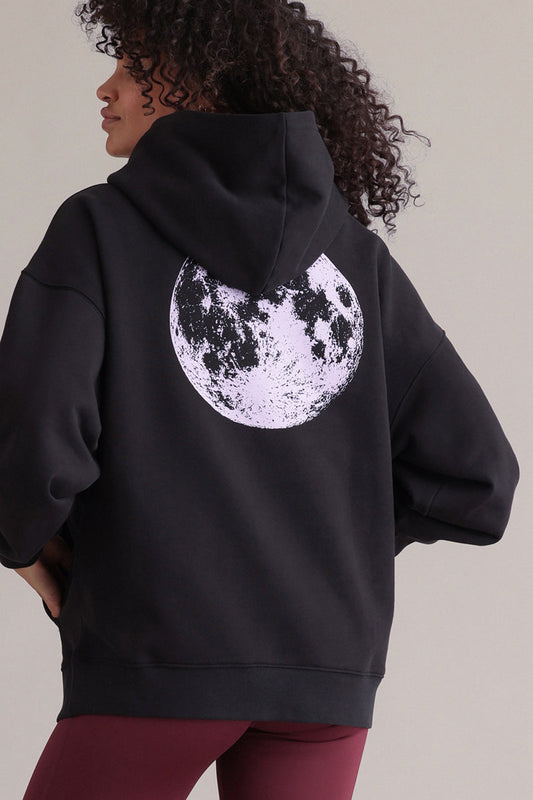 Hoodie Moon Black