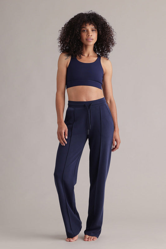 Criss-Cross Bra Always Dressed Baritone Blue