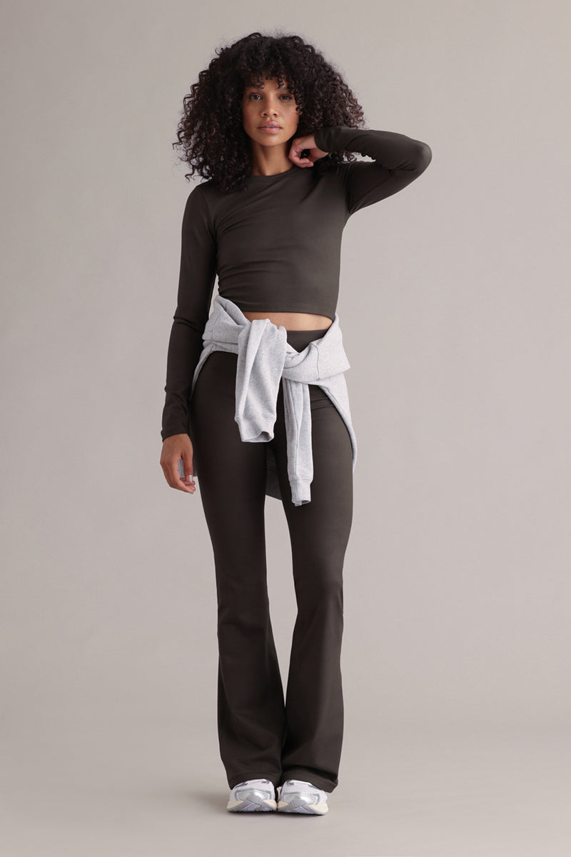 Longsleeve Cropped Always Dressed Forest Night