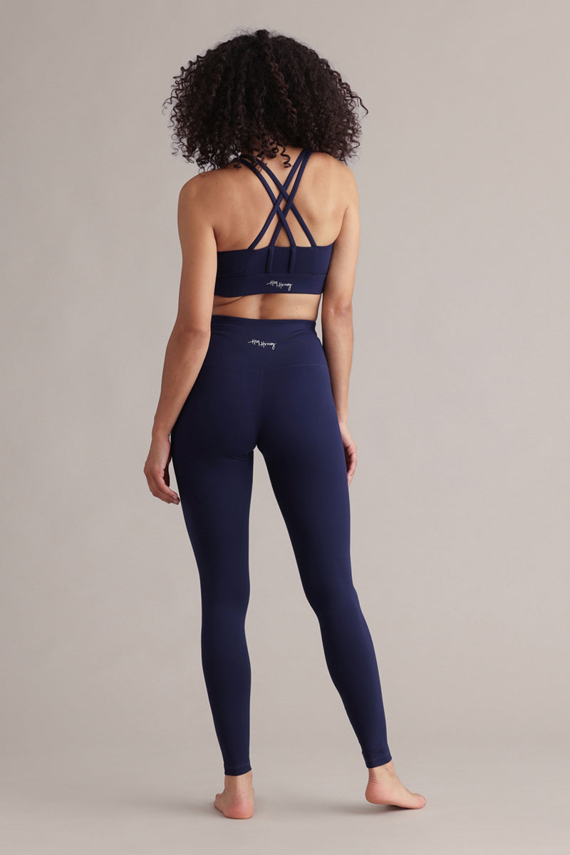 High-Waist Leggings Always Dressed Baritone Blue
