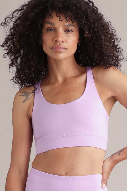 Criss-Cross Bra Lilac Breeze