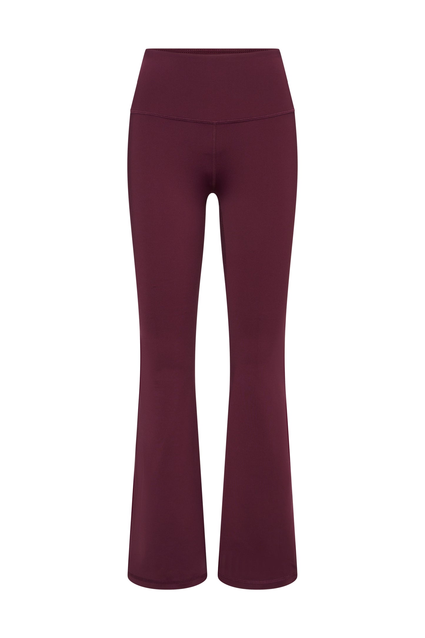 High-Waist Flared Leggings Always Dressed Italian Plum