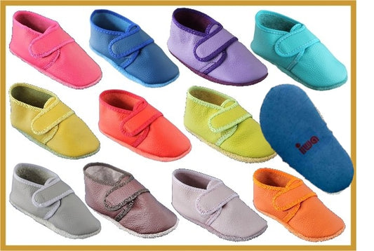 IWA 81 281 uni Krabbelschuhe Klettverschluss