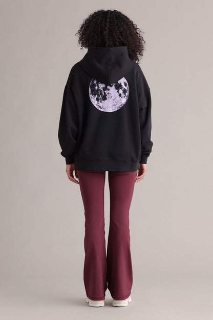 Hoodie Moon Black