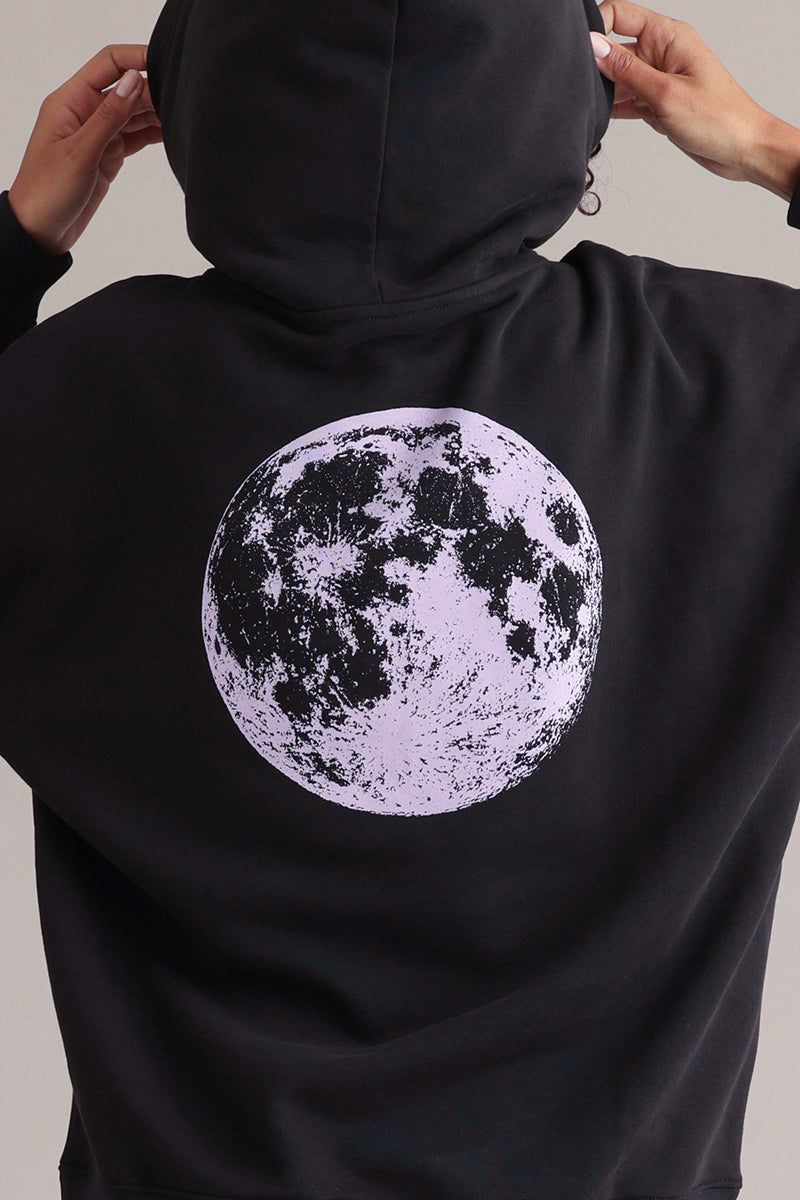 Hoodie Moon Black