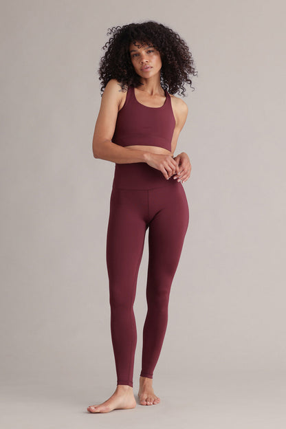 Criss-Cross Bra Always Dressed Italian Plum