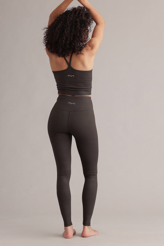 High-Waist Leggings Always Dressed Forest Night