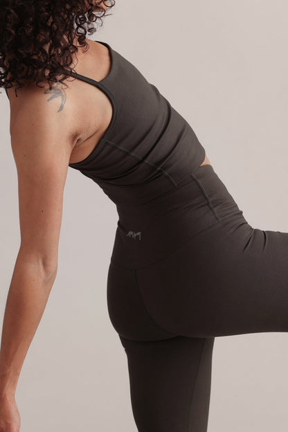Cropped High-Waist Leggings Always Dressed Forest Night