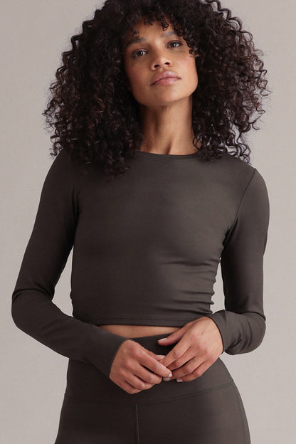 Longsleeve Cropped Always Dressed Forest Night