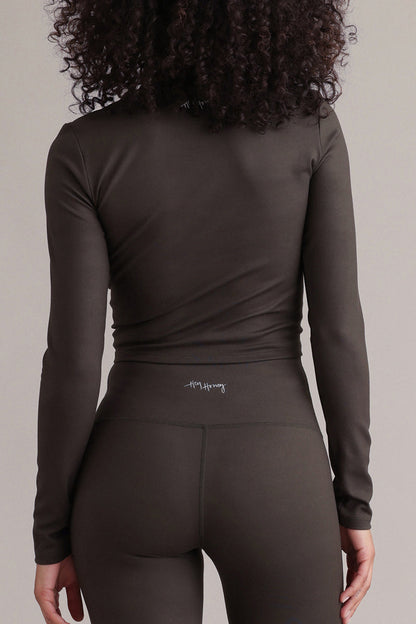 Longsleeve Cropped Always Dressed Forest Night