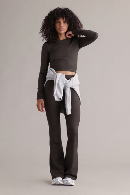 Longsleeve Cropped Always Dressed Forest Night