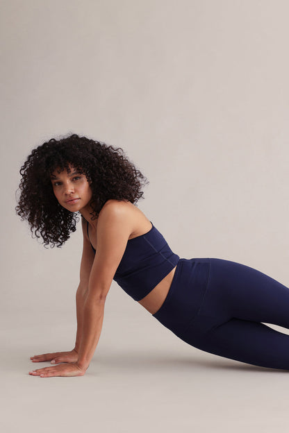 High-Waist Leggings Always Dressed Baritone Blue