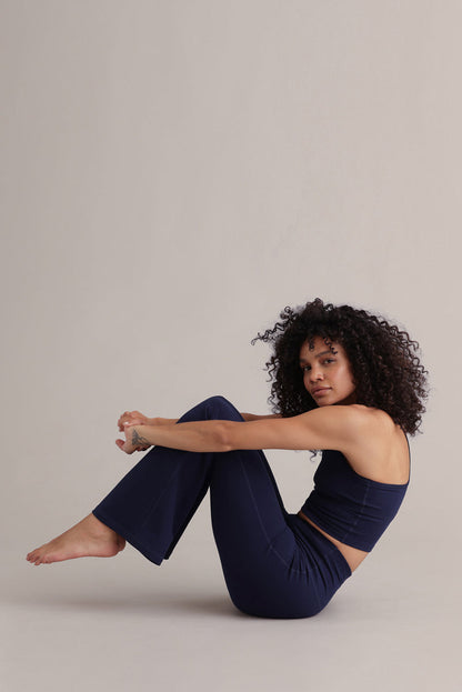 Longline Bustier Always Dressed Baritone Blue
