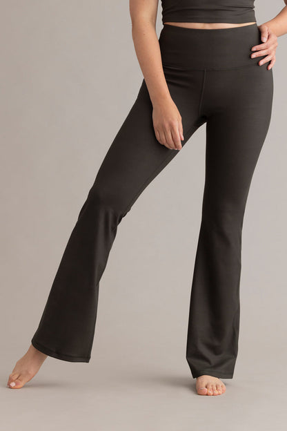 High-Waist Leggings Flared Always Dressed Forest Night