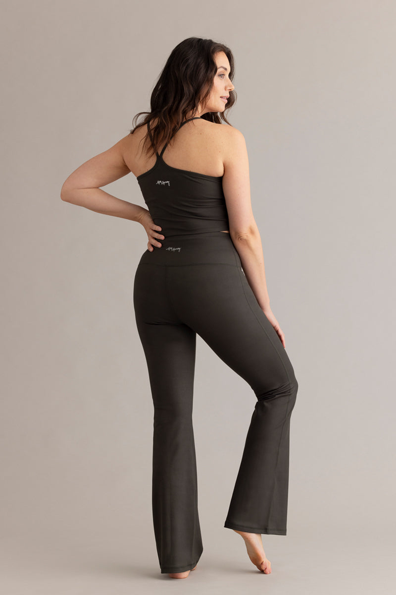 High-Waist Leggings Flared Always Dressed Forest Night