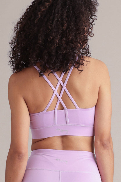Criss-Cross Bra Lilac Breeze
