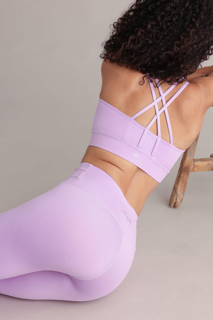 Criss-Cross Bra Lilac Breeze