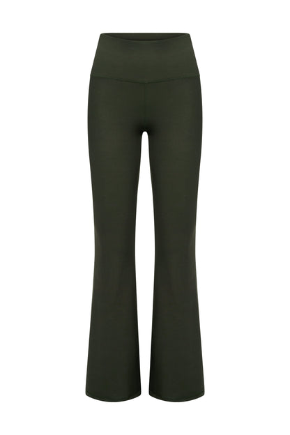 High-Waist Leggings Flared Always Dressed Forest Night