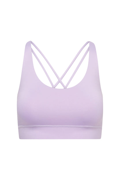 Criss-Cross Bra Lilac Breeze
