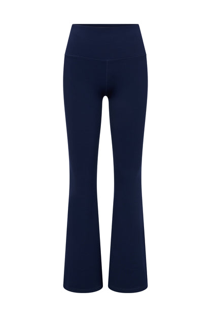 High-Waist Leggings Flared Always Dressed Baritone Blue