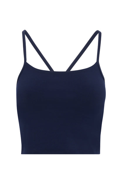 Longline Bustier Always Dressed Baritone Blue